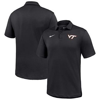 Men's Nike Black Virginia Tech Hokies Dri-FIT Tour Polo