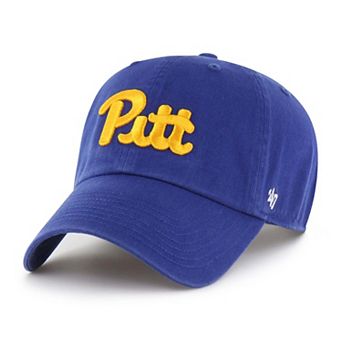 Men's '47 Royal Pitt Panthers Logo Clean Up Adjustable Hat