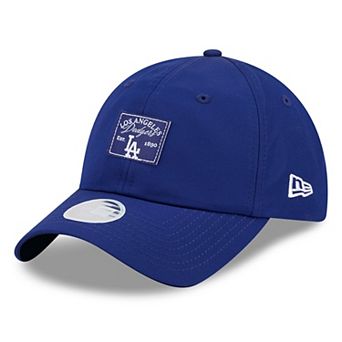 Women's New Era Royal Los Angeles Dodgers Patch Ponytail Adjustable Hat