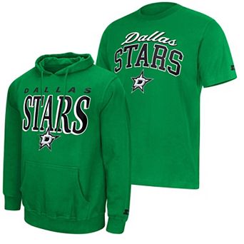 Men's Starter Kelly Green Dallas Stars Logo Hoodie & T-Shirt Combo Pack