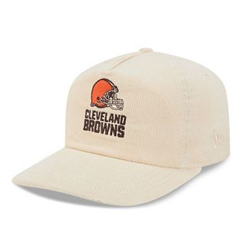 Men's New Era Cream Cleveland Browns Corduroy 19TWENTY Adjustable Hat
