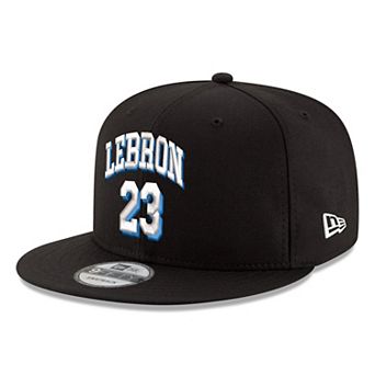 Men's New Era LeBron James Black Philadelphia 76ers 9FIFTY Snapback Hat