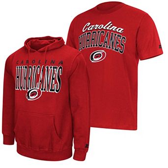Men's Starter Red Carolina Hurricanes Logo Hoodie & T-Shirt Combo Pack