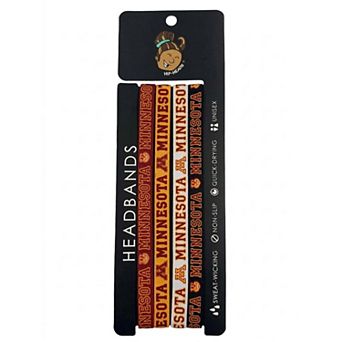 Hip Heads Minnesota Golden Gophers Four-Pack of Thin Headbands