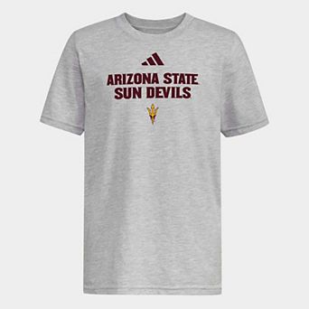 Youth adidas Heather Gray Arizona State Sun Devils Fresh T-Shirt