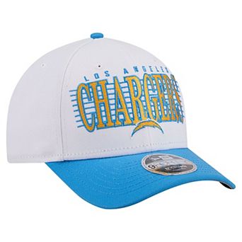 Men's New Era White/Powder Blue Los Angeles Chargers Loyal 9FORTY M-Crown Adjustable Hat