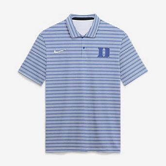 Men's Nike Royal Duke Blue Devils Primetime Vapor Striped Dri-FIT Polo