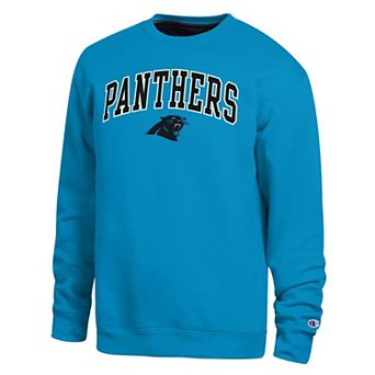 Men's Champion Blue Carolina Panthers Contrast Lined Sweatshirt