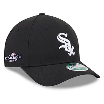 Men's New Era Black Chicago White Sox 2026 MLB Postseason Side Patch 9FORTY Adjustable Hat