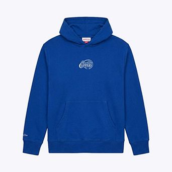Men's Mitchell & Ness Royal LA Clippers Core Fleece Hoodie