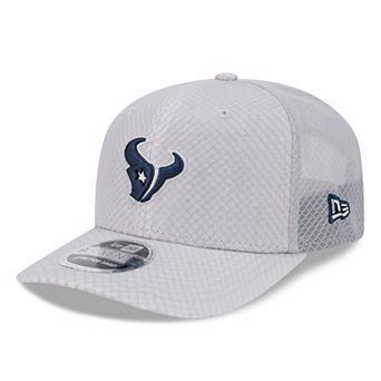 Men's New Era Gray Houston Texans Jock 9SEVENTY Adjustable Hat