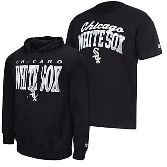 Men's Starter Black Chicago White Sox Logo Hoodie & T-Shirt Combo Pack