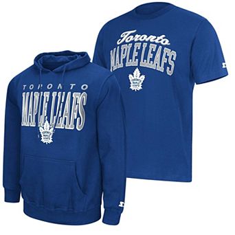 Men's Starter Blue Toronto Maple Leafs Logo Hoodie & T-Shirt Combo Pack