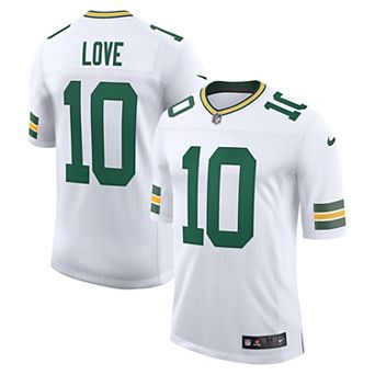 Men's Nike Jordan Love White Green Bay Packers White Vapor Untouchable Stitched Limited Jersey