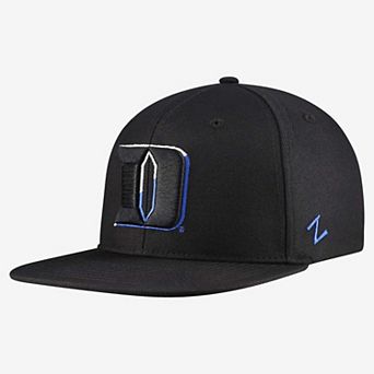 Unisex Zephyr Black Duke Blue Devils Slice 3D Z11 Snapback Hat