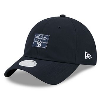 Women's New Era Navy New York Yankees Patch Ponytail Adjustable Hat
