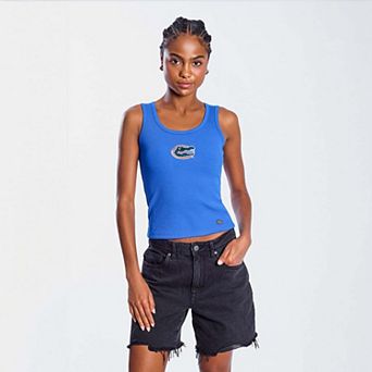 Women's Hype and Vice Royal Florida Gators Primary Logo Ribbed Tank Top
