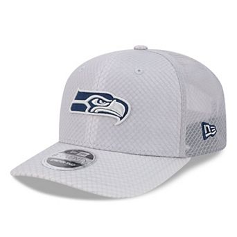 Men's New Era Gray Seattle Seahawks Jock 9SEVENTY Adjustable Hat