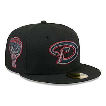 Men's New Era Black Arizona Diamondbacks Color Pop 59FIFTY Fitted Hat