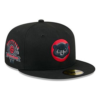 Men's New Era Black Chicago Cubs Color Pop 59FIFTY Fitted Hat