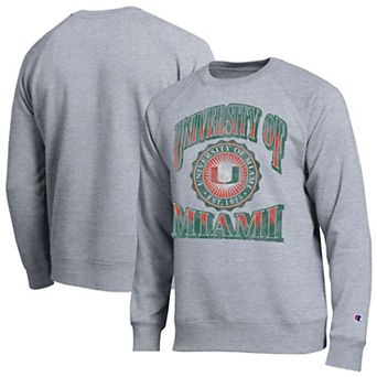 Men's Champion Heather Gray Miami Hurricanes All-Star Sweatshirt