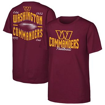 Youth Outerstuff Burgundy Washington Commanders Top Pick T-Shirt