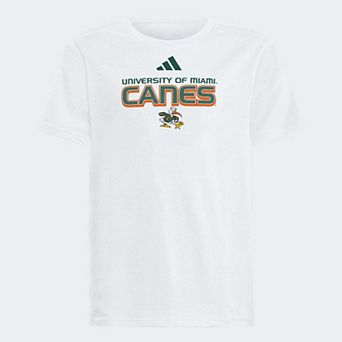 Youth adidas White Miami Hurricanes It's Back T-Shirt