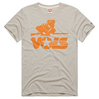 Unisex Homage Stone Tennessee Volunteers Vintage 1983 Logo Tri-Blend T-Shirt