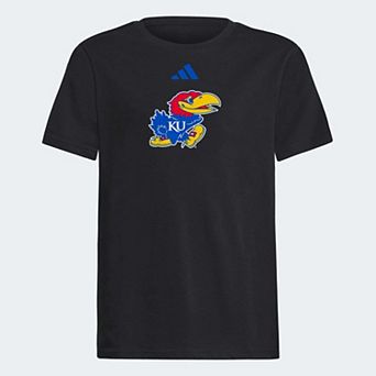 Youth adidas Black Kansas Jayhawks Fresh T-Shirt