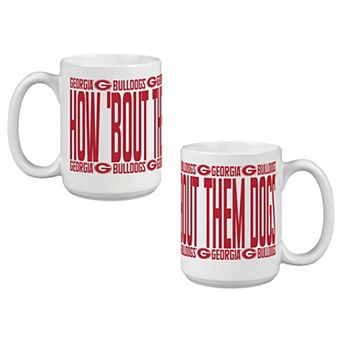 Indigo Falls Georgia Bulldogs Elevated Mug - Set of 2