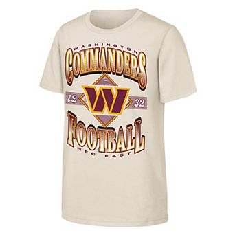Youth Outerstuff Natural Washington Commanders NFL Of Days Past T-Shirt