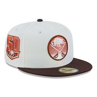 Men's New Era Cream Buffalo Sabres Pumpkin Spice 59FIFTY Fitted Hat