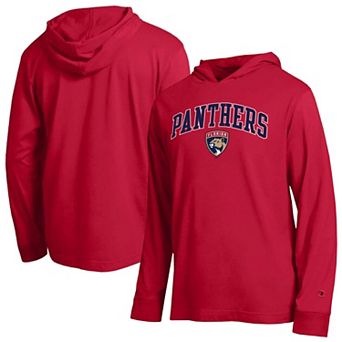 Men's Champion Red Florida Panthers All-Star Lightweight Hooded Long Sleeve T-Shirt