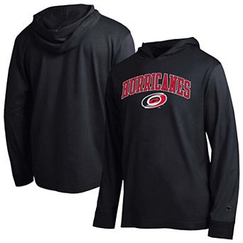 Men's Champion Black Carolina Hurricanes All-Star Lightweight Hooded Long Sleeve T-Shirt