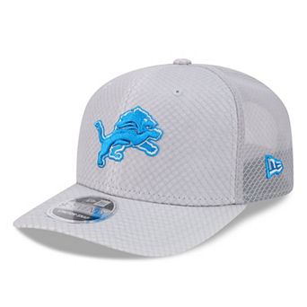 Men's New Era Gray Detroit Lions Jock 9SEVENTY Adjustable Hat