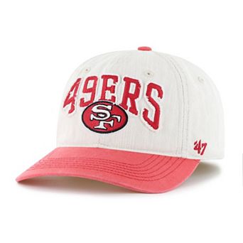 Men's '47 Natural San Francisco 49ers Throwback Groton Franchise Fitted Hat