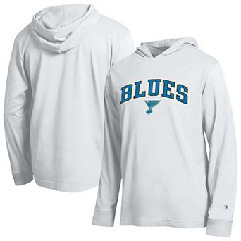Men's Champion White St. Louis Blues All-Star Lightweight Hooded Long Sleeve T-Shirt