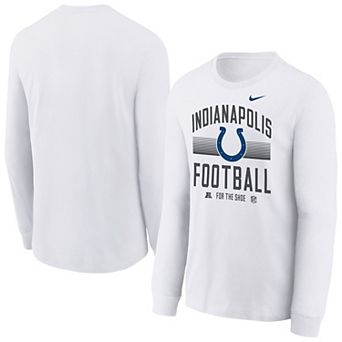 Youth Nike White Indianapolis Colts Essential Long Sleeve T-Shirt