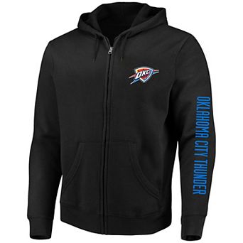 Men's Profile Shai Gilgeous-Alexander Black Oklahoma City Thunder Big & Tall Full-Zip Hoodie