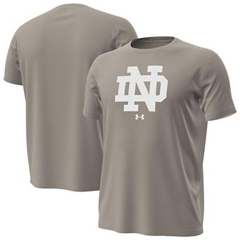Men's Under Armour Stone Notre Dame Fighting Irish Inline Core T-Shirt