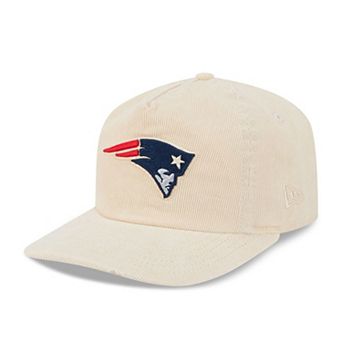 Men's New Era Cream New England Patriots Corduroy 19TWENTY Adjustable Hat