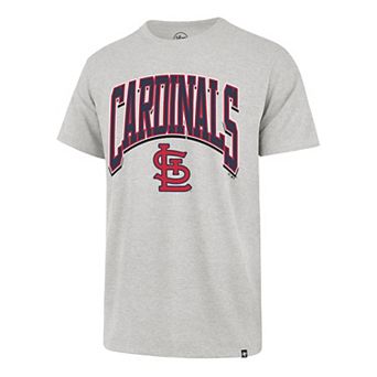 Men's '47 Gray St. Louis Cardinals Walk Tall Franklin T-Shirt