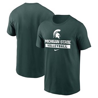 Men's Nike Green Michigan State Spartans Volleyball T-Shirt