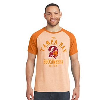 Men's Darius Rucker Collection by Fanatics Creamsicle Tampa Bay Buccaneers Raglan T-Shirt