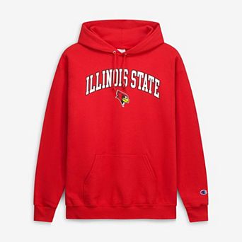 Men's Champion Red Illinois State Redbirds Powerblend Hoodie