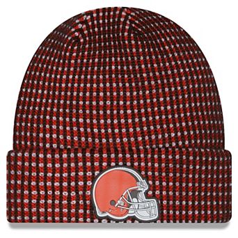 Men's New Era Orange Cleveland Browns 2026 Sideline Cold Weather Cuffed Knit Hat