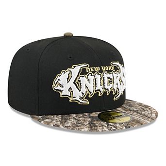 Men's New Era Black New York Knicks Thrilla 59FIFTY Fitted Hat