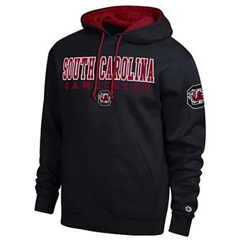 Men's Champion Black South Carolina Gamecocks Contrast Hoodie