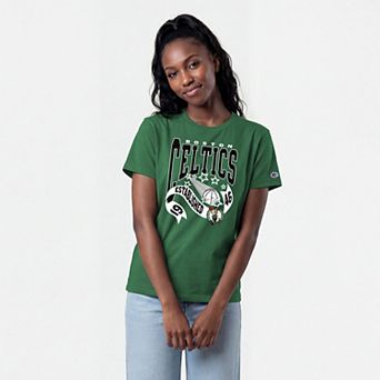 Women's Champion Kelly Green Boston Celtics Banner T-Shirt