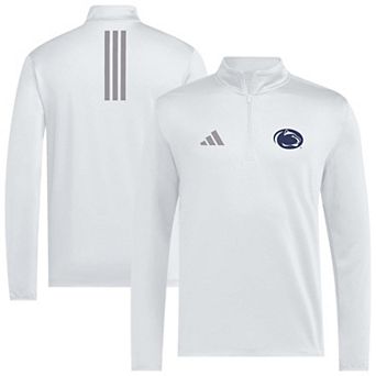 Men's adidas White Penn State Nittany Lions Golf Half-Zip Pullover